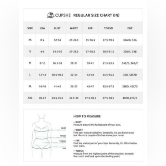 CUPSHE Women's Ruffled One Piece Swimsuit V Neck Lace Up - Picture 5 of 5